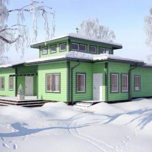 Дом из бруса «Петрозаводск»