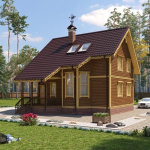 Дом из бруса «Порт-Артур»