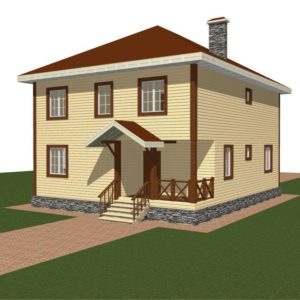 Дом из бруса «Одинцово»